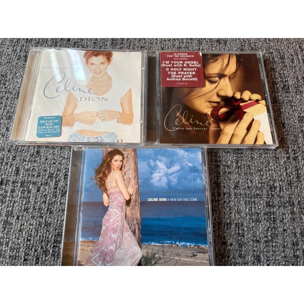 Celine Dion Falling Into You These Are Special Times A New Day Has Come 3 CDs